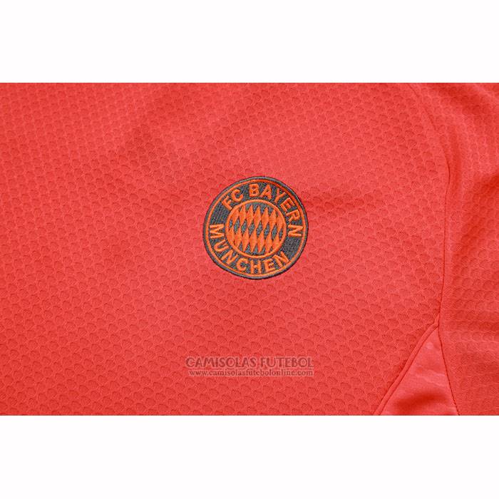 Fato de Treino Bayern de Munique Manga Curta 2025-2026 Laranja - Calcas Curta